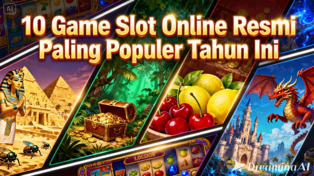 10 Game Slot Online Resmi Paling Populer Tahun Ini