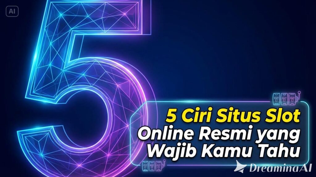 5 Ciri Situs Slot Online Resmi yang Wajib Kamu Tahu