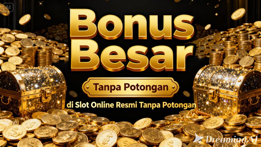 Bonus Besar di Slot Online Resmi Tanpa Potongan