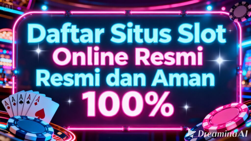 Daftar Situs Slot Online Resmi dan Aman 100%