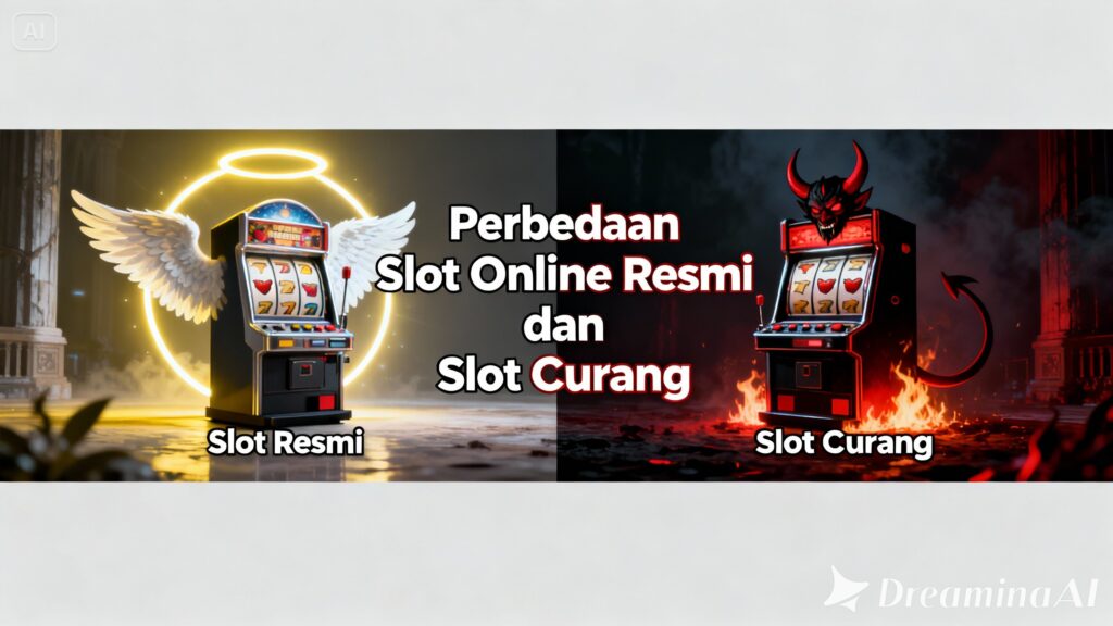Perbedaan Slot Online Resmi dan Slot Curang