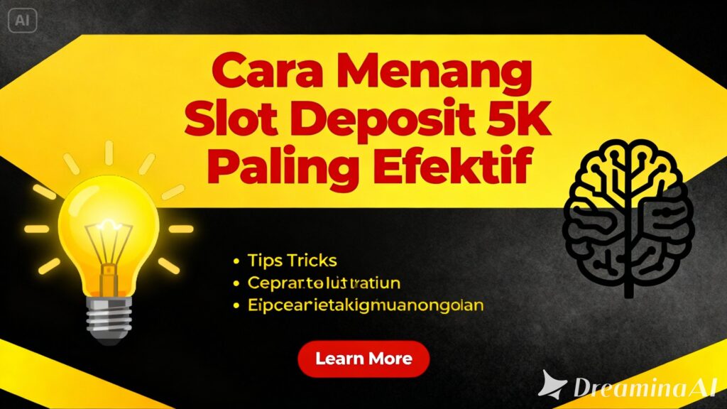 Cara Menang Slot Deposit 5K Paling Efektif