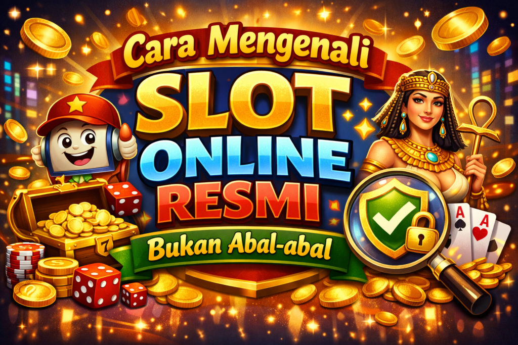 Cara Mengenali Slot Online Resmi Bukan Abal-abal