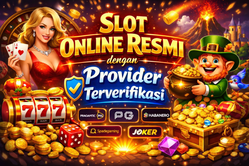 Slot Online Resmi dengan Provider Terverifikasi